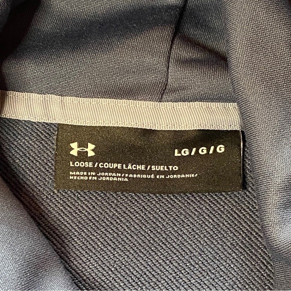 Under Armour Performance Outdoor Apparel Sweatshirt Gray Size Large - Picture 10 of 15